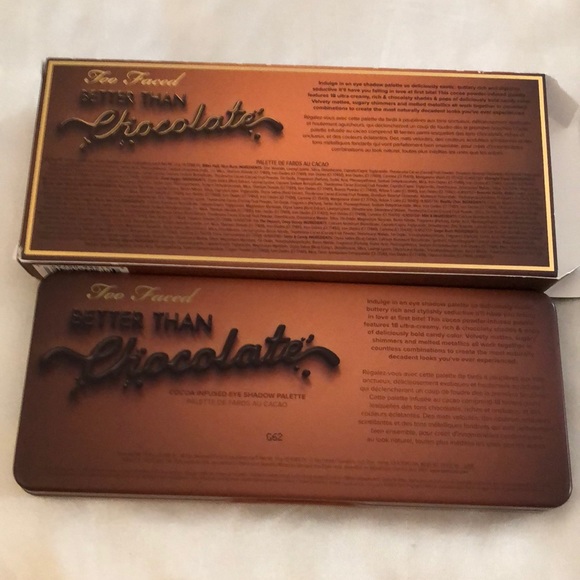 Too Faced Better Than Chocolate Cocoa-Infused 18 Pan Eyeshadow Palette 19.8g NIB - Picture 8 of 15